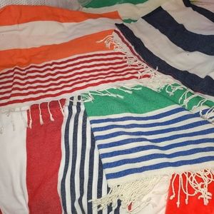 4 Egyption Cotton Beach Towels.